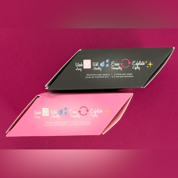 The Original MakeUp Eraser® Makeup Remover Cloths - (Pink & Chic Black) Set of 2 - Picture 5 of 12